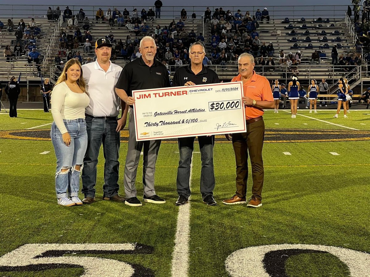 Many thanks to Jim Turner Chevrolet for the generous donation to Gatesville ISD Athletics!
<a href="/GHSstrong/">HFND!!!</a> <a href="/FightinHornets/">Gatesville Hornet Athletics</a> <a href="/FightinHornetFB/">Gatesville Fightin' Hornet Football</a> <a href="/GHornetBaseball/">Gatesville Hornet Baseball</a> <a href="/GatesvilleHoops/">Gatesville Hoops</a> <a href="/GatesvilleX/">GatesvilleXC</a> <a href="/GatesvilleSB/">Gatesville Hornet Softball</a>