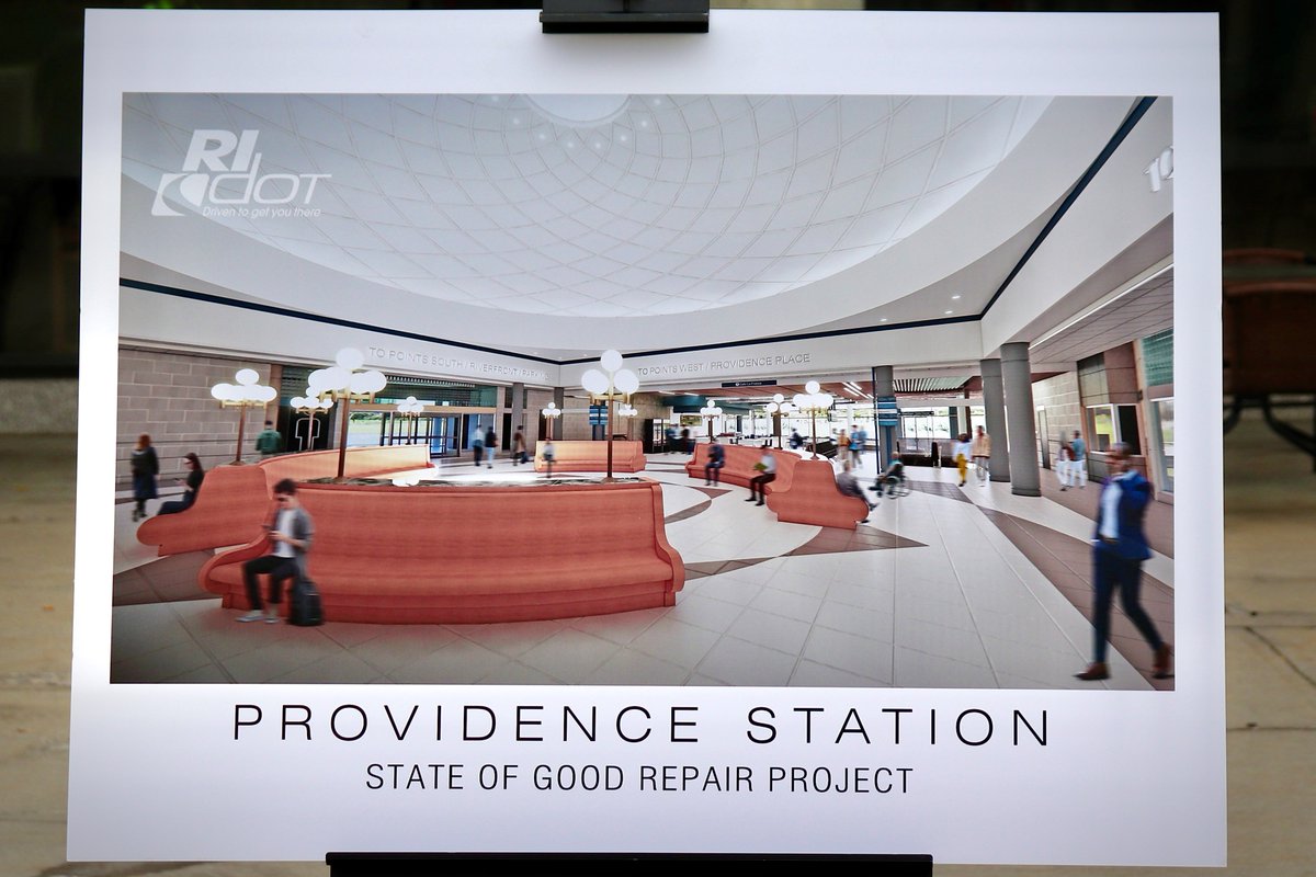 Big upgrades &amp; new amenities are arriving soon at Providence Station, a key gateway to RI &amp; our capital city. Thanks to millions in federal funding, we broke ground on a renovation project to improve experience &amp; comfort for travelers and to make the station accessible for all.