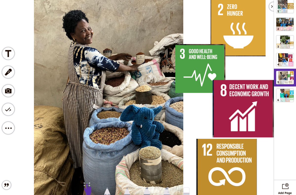 ElliePrimary1's tweet image. We used @Seesaw to match Blue Ellie’s latest adventure in Kenya to the Global Goals. #SDGs