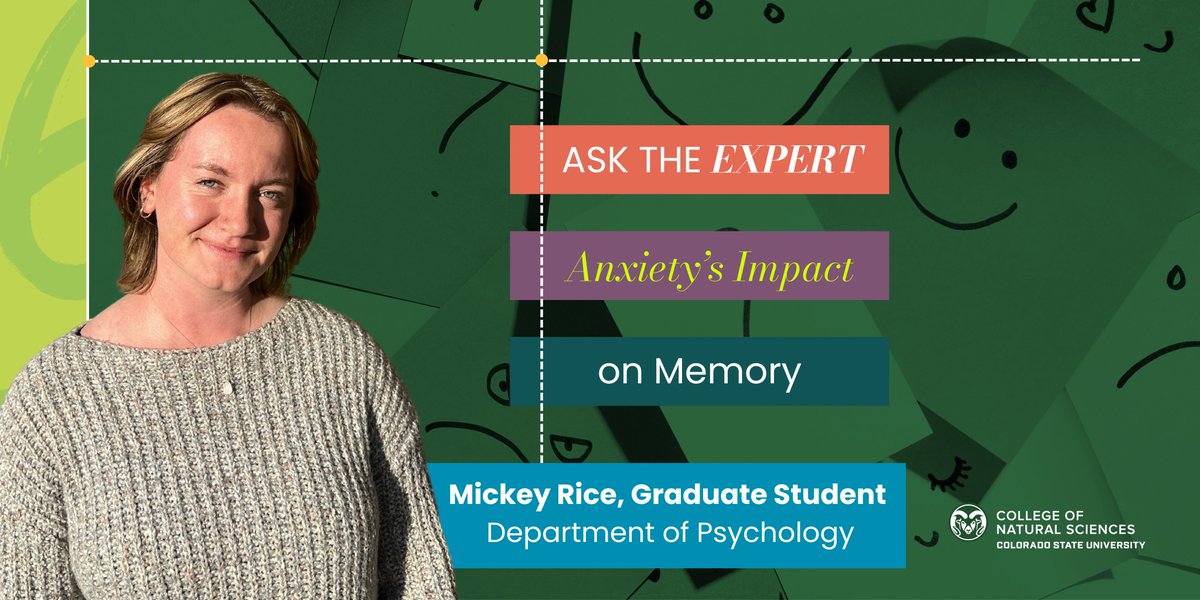 Psychology graduate student Michaela (Mickey) Rice, has been researching the effect anxiety has on prospective memory. Focusing her research on college students, Rice shares her findings and how people can improve their memory.

Read more here! 🔗 col.st/Xb1uN