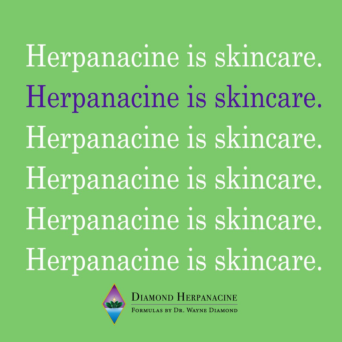 DiamondFormulas's tweet photo. Herpanacine is skincare. #skin https://t.co/EowtFfxMcE