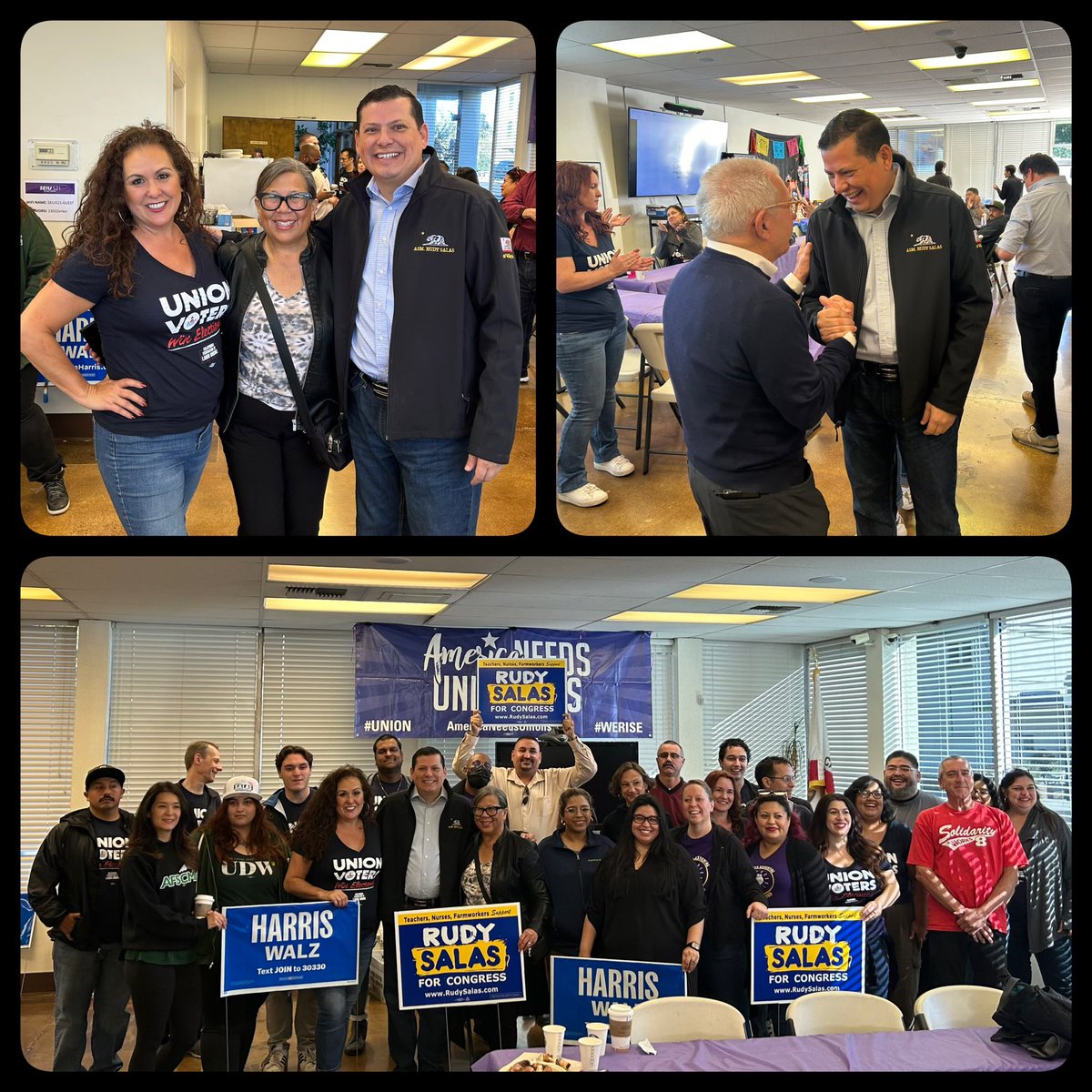 Started the day with a <a href="/CaliforniaLabor/">California Federation of Labor Unions</a> canvass kickoff in Bakersfield. #CA22