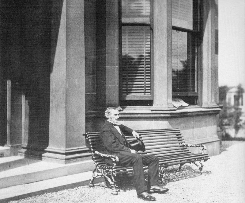 Dead presidents...

Jefferson Davis, former president of the Confederate States of America, visited ironmaster James Smith at 4 Sydenham Road, Glasgow, in 1869, to thank him for his support during the Civil War.