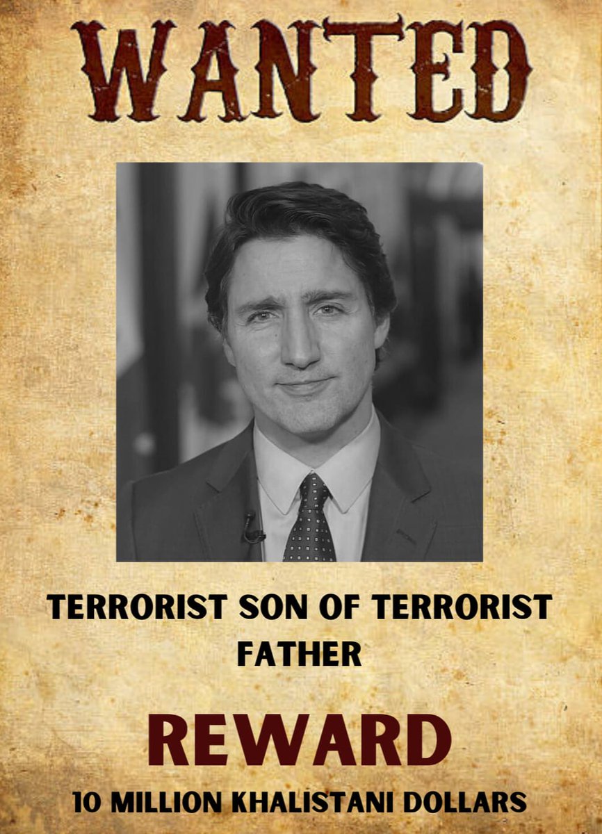 NitinUploader's tweet photo. WANTED DE@D OR ALIVE

If you see this terrorist, report to nearest animal control office #Canada  #CanadianTerrorists #Khalistaniextremists #JustinTrudeau https://t.co/vb7GIoNXId
