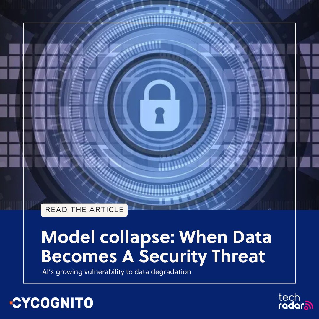 📊 When Data Turns into a Liability 📊
In an article for @TechRadar, CyCognito's <a href="/Rob_Gurz/">Rob N. Gurzeev</a> explores the hidden dangers of data and how the complexity of models can be its downfall. If you’re interested in the future of #DataSecurity, check out the article: bit.ly/4ecOKtb