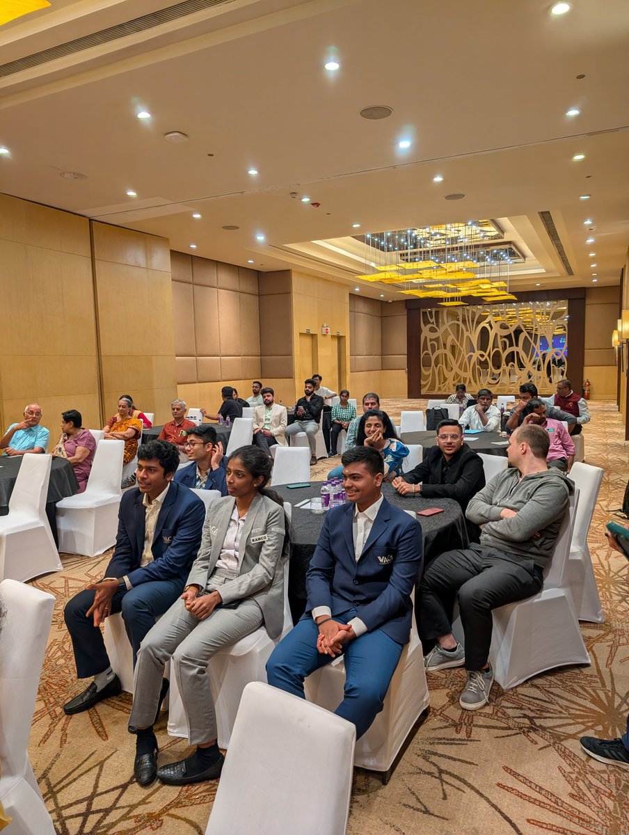 Chennai_GM's tweet photo. Some snippets from today's drawing of lots!
Round 1 starts tomorrow, at 3 PM. Visit us at the Anna Centenary Library, or catch all the action live on the @ChessbaseIndia youtube channel.
#ChennaiGrandMasters #CGM2024 #drawoflots @mgd1_esports https://t.co/lwYaHtFc4P