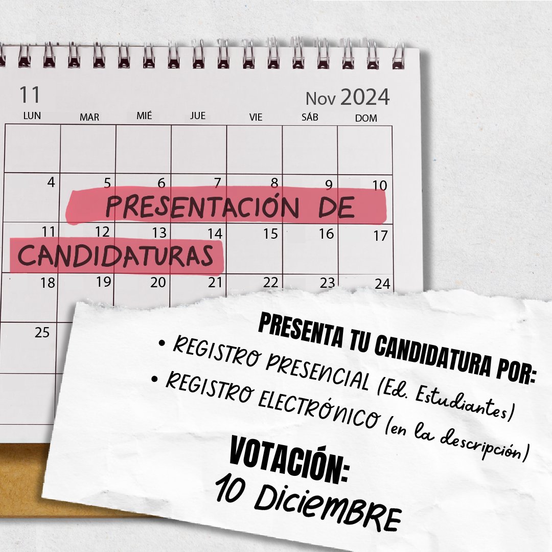 ELECCIONES A CONSEJO DE DEPARTAMENTO 🗳

Los Consejos de Departamento son los órganos encargados de:

▪️coordinar y programar la docencia de cada curso
▪️participar en las modificaciones de los planes de estudios
▪️asegurar la correcta labor docente