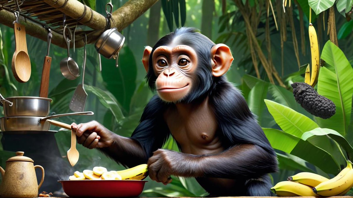 Nuggles ist noch ein recht junger, etwas schüchterner Bonobo Affe, der nach seiner Ausbildung zum Bananenkoch auf einem Kreuzfahrtschiff nach Veränderungen suchte. Der Stress und die Hektik auf dem Schiff machte ihn ganz krank, sodass er erst mal für ein Jahr auf Weltreisen ging.