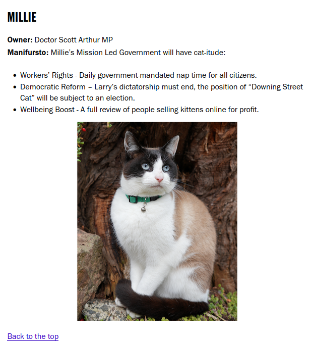 ER_EJR's tweet photo. @LaylaMoran @Battersea_ Whaaaaaaat?
@Number10cat !!!
I vote for Larry as @Number10cat .
There, Larry has been duly elected as "Downing Street Cat", not a dictator, and I'd suggest that Larry should ban Millie for lese-catesty to the Tower to eradicate the rats population there.

https://t.co/h18LEQGTJ7 https://t.co/5KedlfHiMi
