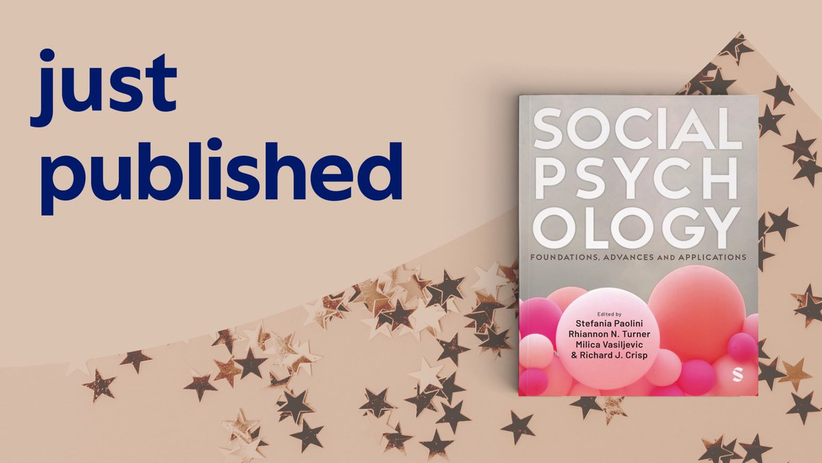 Our new textbook provides an innovative and fresh approach to undergraduate teaching in social psychology. Each chapter builds through foundations, advances and applications in a way that instructors can use flexibly across different stages of a degree course. Out now!