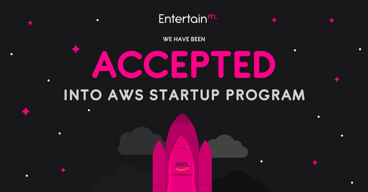 entertainm_io's tweet photo. As a young startup in web3 we are proud to be accepted into the @AWSstartups Program! 

Thank you to everyone who made this possible, our community and our partners! https://t.co/LSGiRqsN2Z