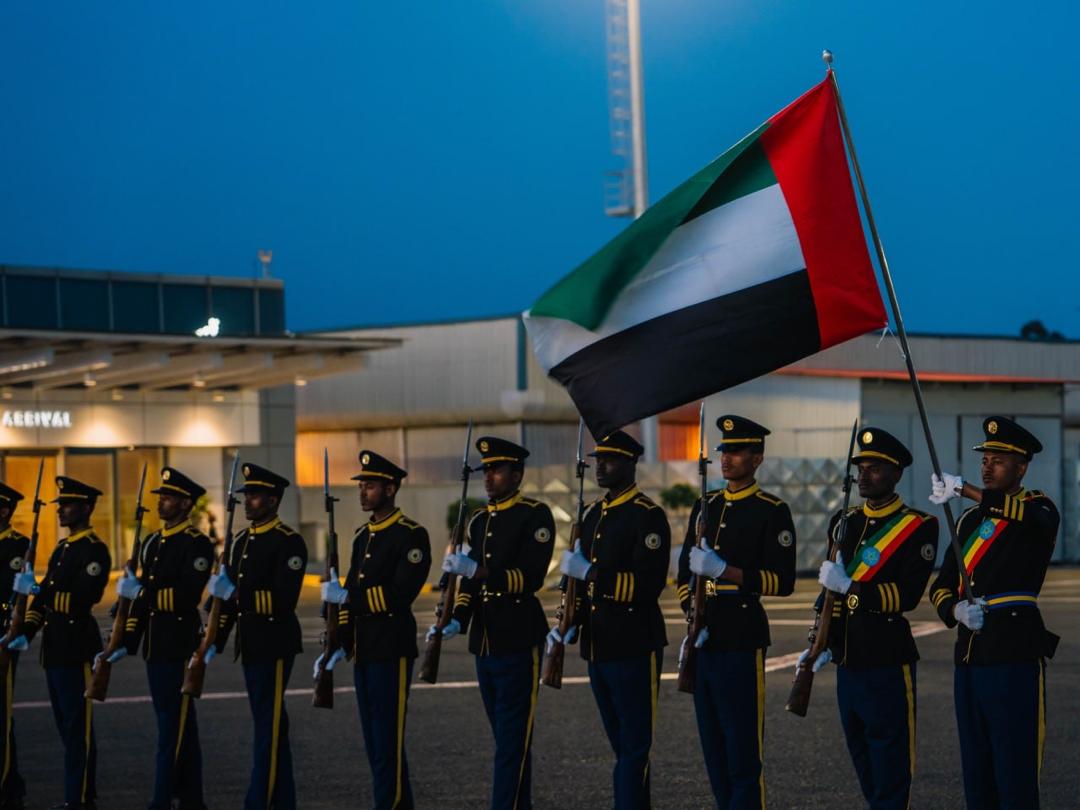 AbiyAhmedAli's tweet photo. I welcome to Ethiopia His Highness Sheikh Khaled bin Mohamed bin Zayed Al Nahyan, Crown Prince of Abu Dhabi.

 የአቡዳቢ አልጋወራሽ ግርማዊ ሼህ ኻሊድ ቢን መሃመድ ቢን ዛይድ እንኳን ወደ ኢትዮጵያ መጡ እላለሁ። https://t.co/VVo1vWwgc3