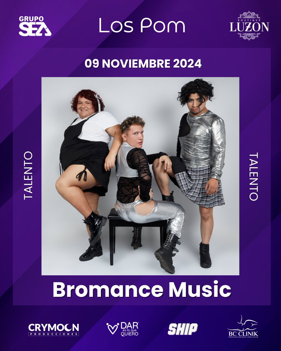 Presentación de Bromance Music en la 4a edición de #LosPOM 2024

Siempre orgulloses de quienes somos, lo que hacemos y compartimos como comunidad LGBTTTIQ+ 🏳️‍🌈🏳️‍⚧️