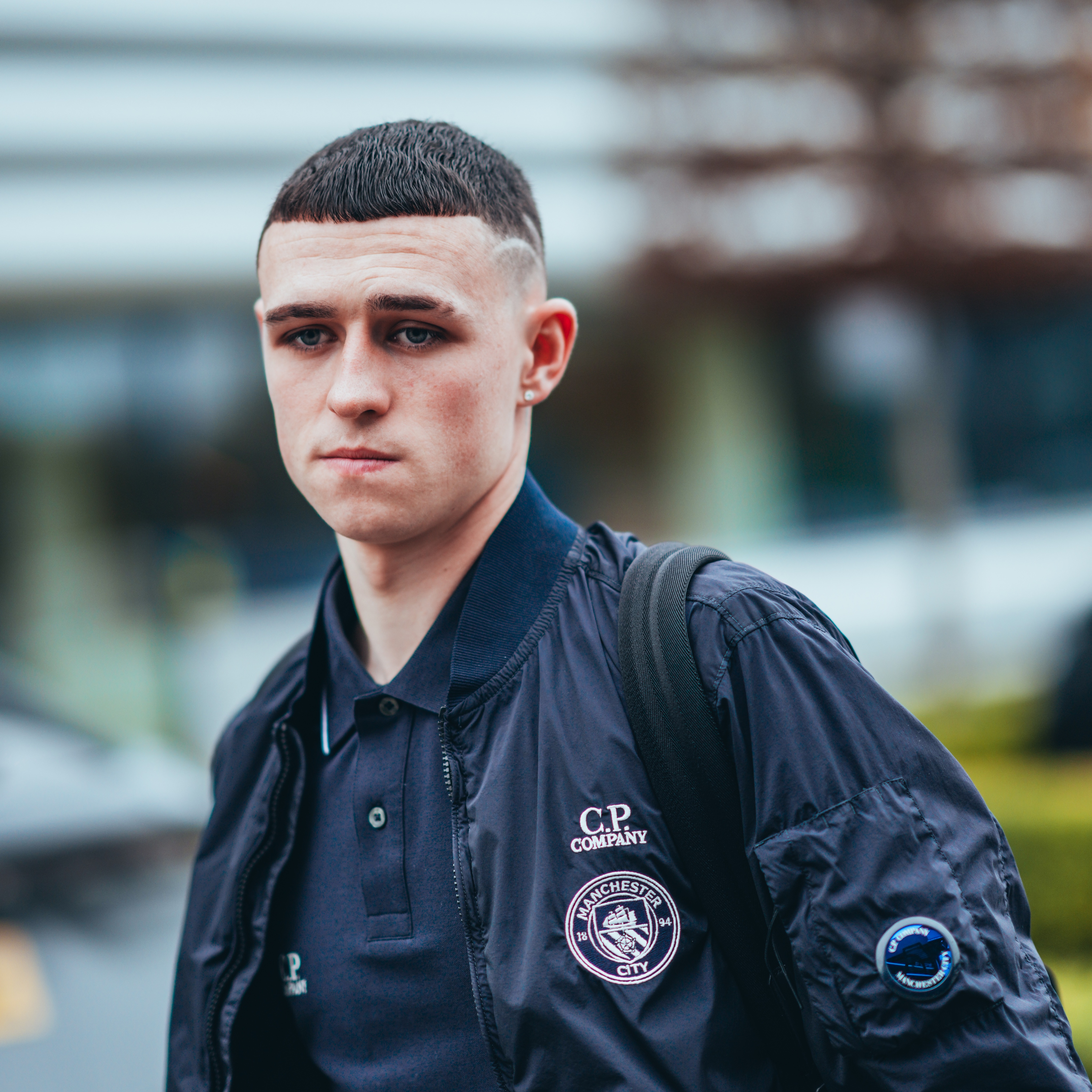BANG BANG: Man City stars set off for Sporting Lisbon with new kits