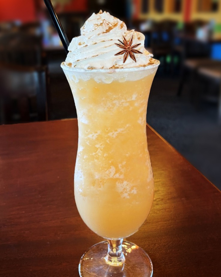 NichasComidaMex's tweet photo. This November fall in love with this unique Pumpkin Spice Colada! This festive fall cocktail is made with Malibu Rum and our special Pina Colada pumpkin spice mix. Just what you need to be sipping on this season! https://t.co/uj5mFufiCt
