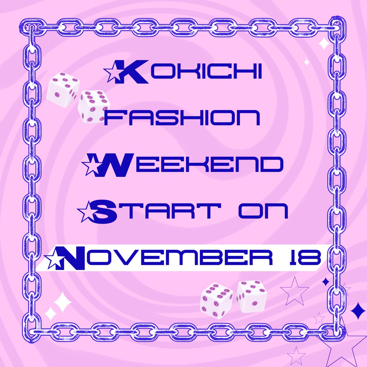 Sold1erEl's tweet photo. THIS DAY HAS FINALLY ARRIVED! 🎲Kokichi Fashion Weekend 2024 🎲is here again, participate with me in a small fun event that I`ll host for the third time! I will be extremely grateful for rts 💜💜 https://t.co/NKkx4cGJtD
