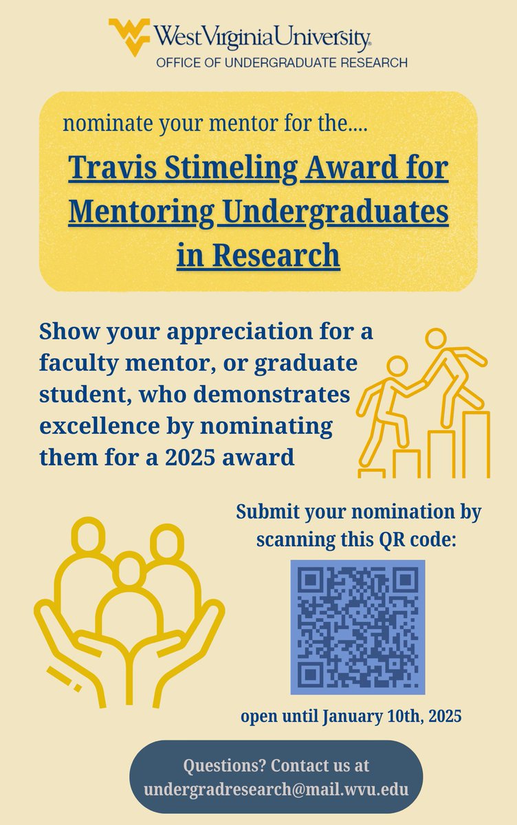 Have a great mentor? Let them know by nominating them for the Travis Stimeling Award!