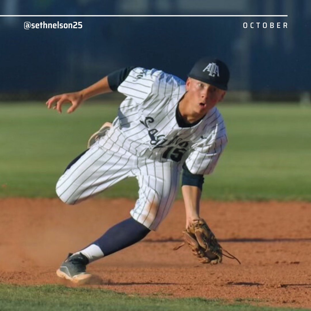 acidrainwaterHQ's tweet photo. โพ๏ธ Meet our October MVP, @sethnelson25! ๐ช๐ With a 3.7 GPA and standout skills as a shortstop, Seth balances academics and athletics like a champ. Congrats, Seth! ๐ #AthleteSpotlight #DedicationDefined #bloodlinesports https://t.co/9NEAeDsHb4