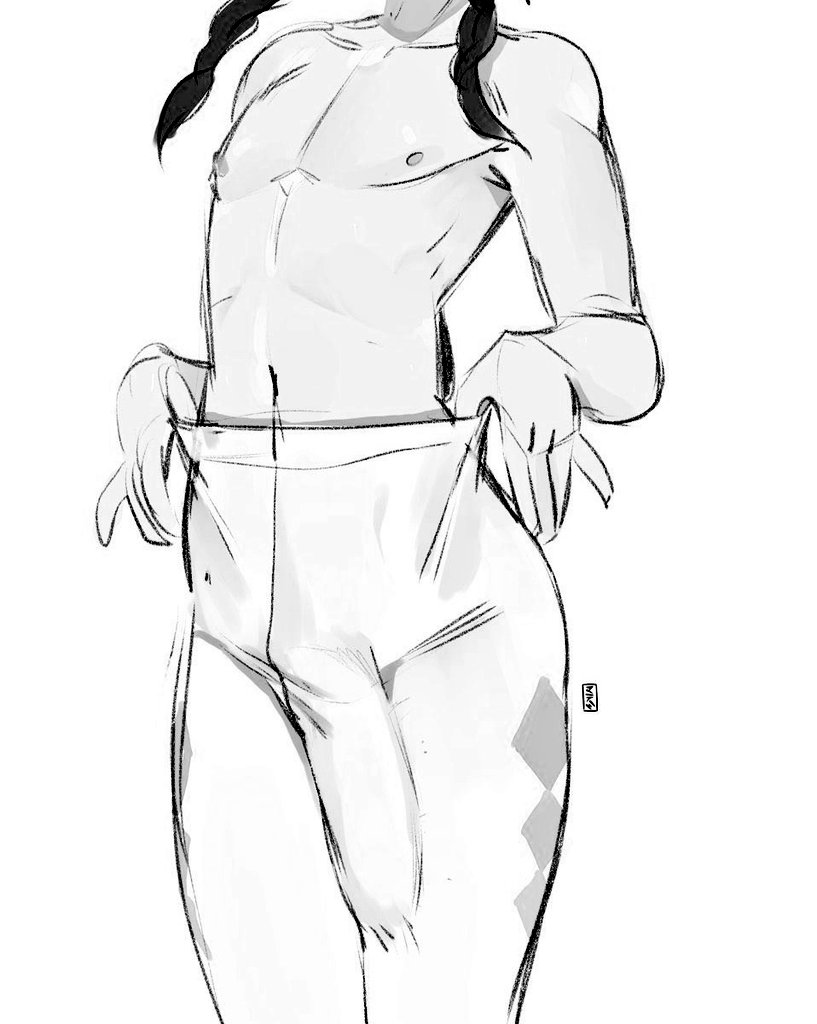 There's a reason why Gorou never wears tight pants, yet [Reader] insisted that he should try on some...

"M-mmph... Are you sure I can wear these outside? I can barely move... Besides, I don't wanna get arrested for public indecency."💧