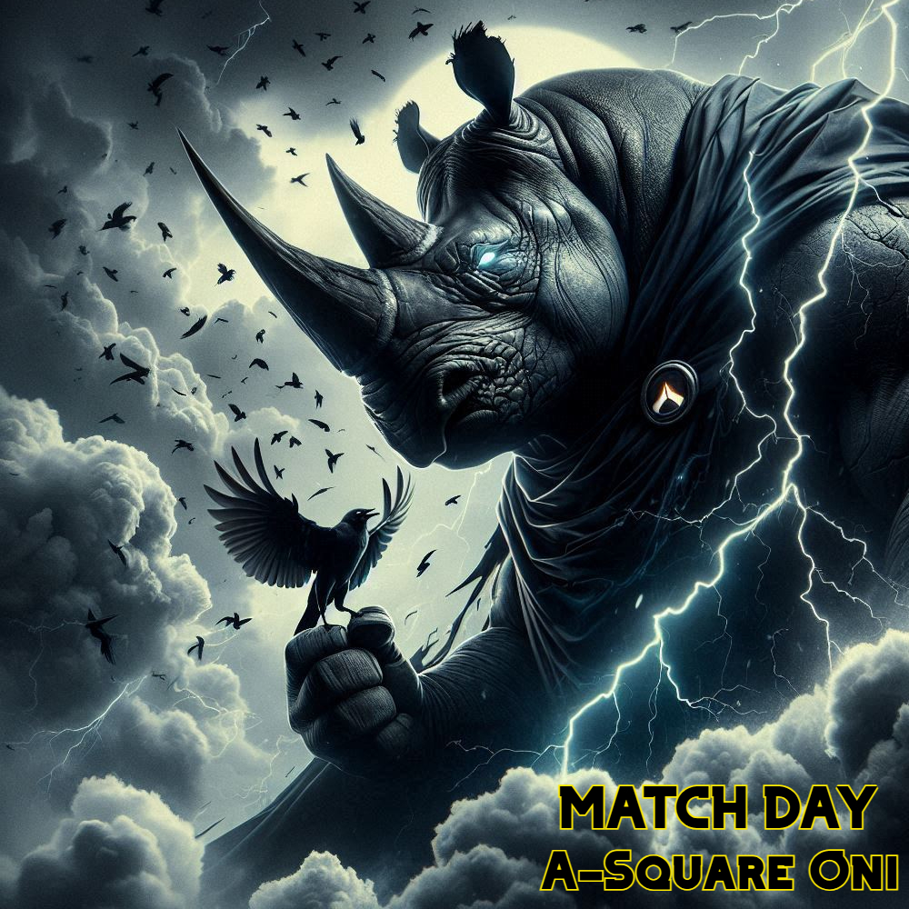 TunderingRhinos (@tunderingrhinos) on Twitter photo Match day is here, and the clouds are gathering!
The Rhinos charge into a storm against <a href="/TeamASquare/">A-Square 🐦⬛</a>
Only one will emerge victorious! ⚡️🦏 Match day is here, and the clouds are gathering!
The Rhinos charge into a storm against <a href="/TeamASquare/">A-Square 🐦⬛</a>
Only one will emerge victorious! ⚡️🦏