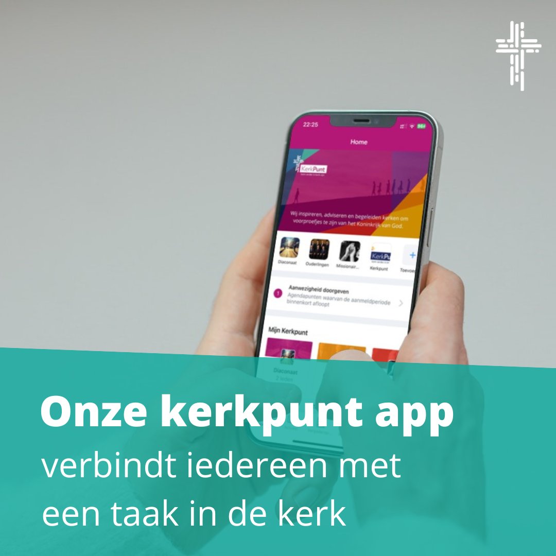 De Kerkpunt app verbindt iedereen met een taak in de kerk. Of je nu diaken, ouderling, missionair actief, jeugdwerker of pastoraal bezoeker bent, onze app biedt je de mogelijkheid om inspiratie te delen, vragen te stellen en met elkaar mee te denken.  kerkpunt.nl/app/