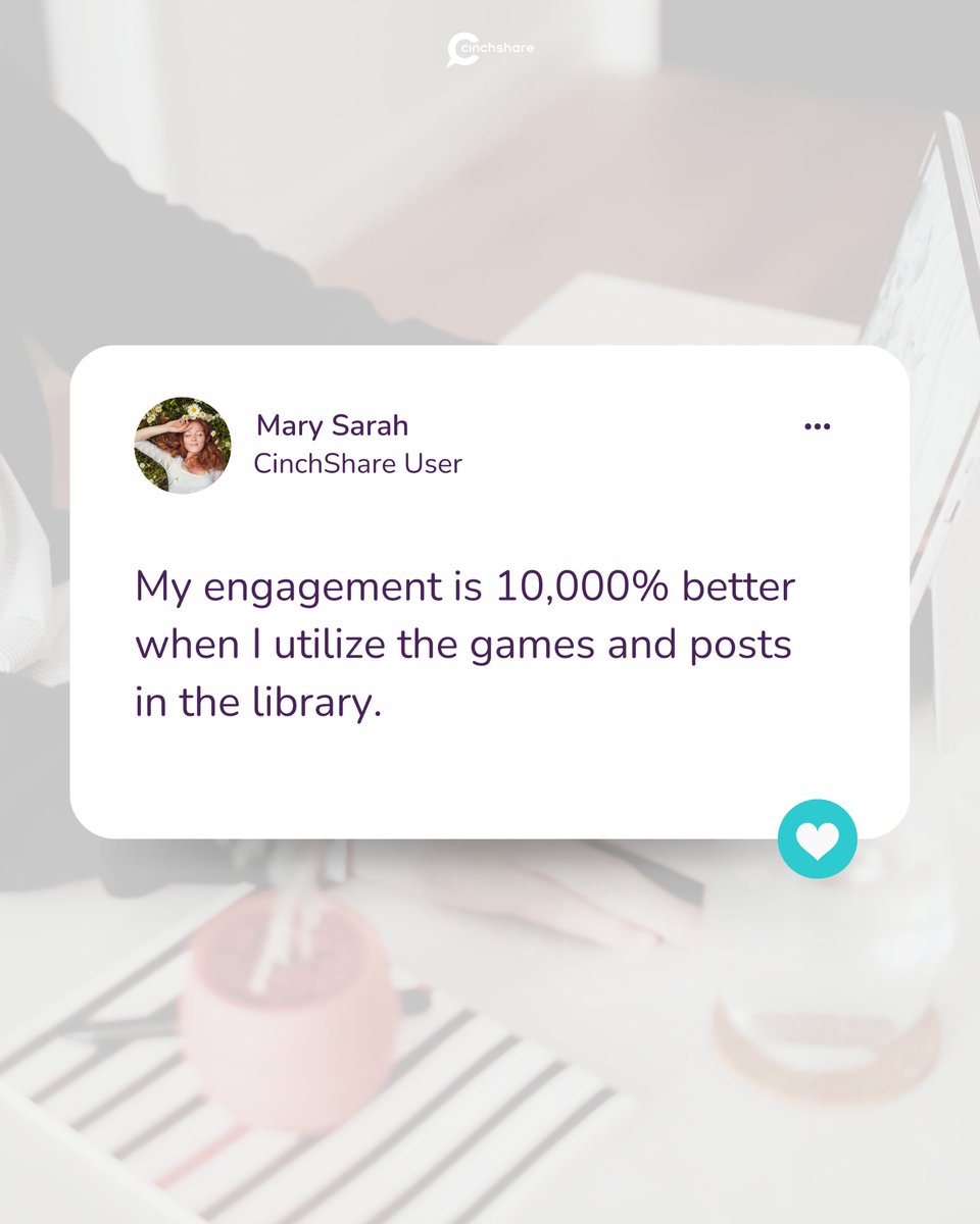 CinchShare's tweet image. Stuff your social all November long with DFY content from our #CinchShare Content Library!

✨ Games
✨ This and That
✨ Fill-in-the-Blanks

The possibilities for engagement are endless!

#socialmediatips #socialmediascheduler #socialscheduler #smm