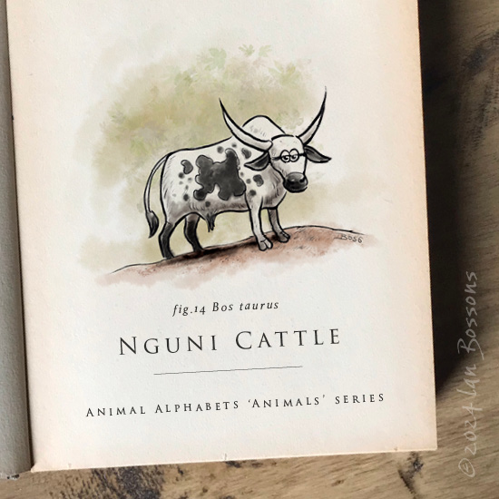 Ian Bossons (@ian_bossons) on Twitter photo A Nguni cow for this week’s #AnimalAlphabets animals themed prompt.
<a href="/AnimalAlphabets/">Animal Alphabets</a> #ngunicattle
#illustration #animal #cartoon #illustrator #artchallenge #weeklyartchallenge A Nguni cow for this week’s #AnimalAlphabets animals themed prompt.
<a href="/AnimalAlphabets/">Animal Alphabets</a> #ngunicattle
#illustration #animal #cartoon #illustrator #artchallenge #weeklyartchallenge