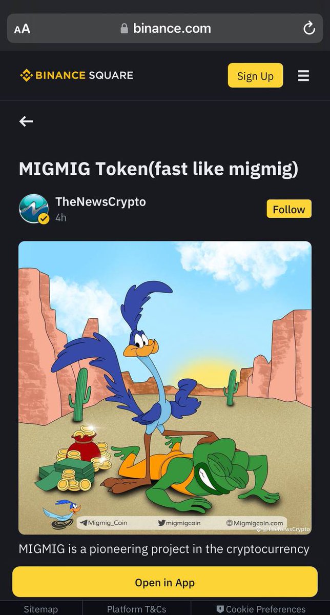 “Hello everyone! ⭐️
As promised, the world will be talking about us. Now you can see the admiration we’re receiving from Binance – the world’s top and most reliable exchange. We’re just at the beginning of our journey 
binance.com/en/square/post…

app.binance.com/uni-qr/cart/15…