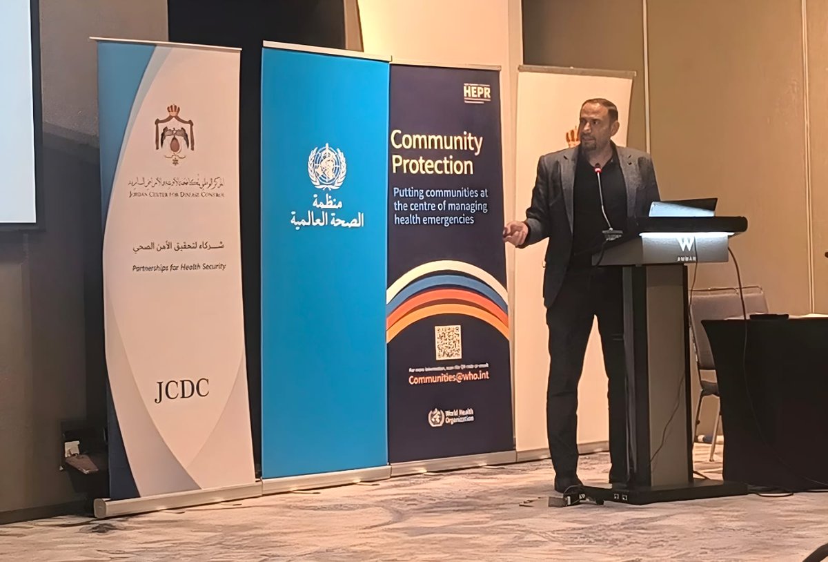 JcdcGov's tweet photo. "مكافحة الأوبئة" يعقد ورشة لتطوير استراتيجية وطنية للحماية المجتمعية في حالات الطوارئ الصحية

#المركز_الوطني_لمكافحة_الأوبئة #الأردن https://t.co/CwGflcwDI2