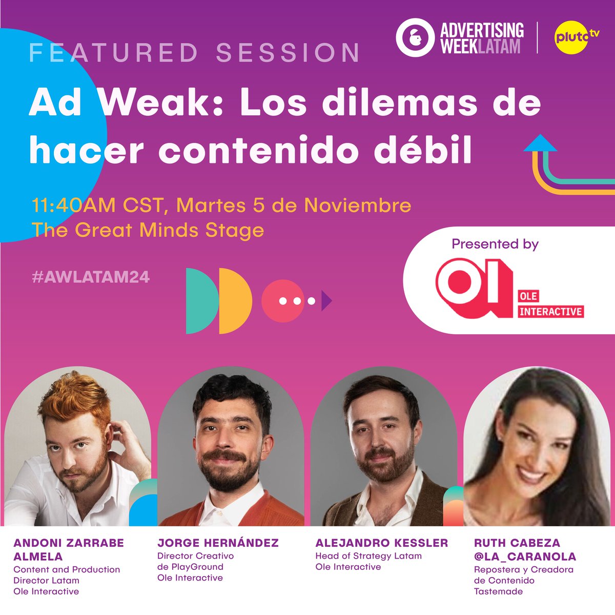 👉 Es momento de cambiar las reglas del juego. ¿Listos para darle voz a quienes saben? Únete a la conversación y déjanos tu opinión en los comentarios. ¡Tu voz cuenta! bit.ly/3YRhXWa #AWLATAM24