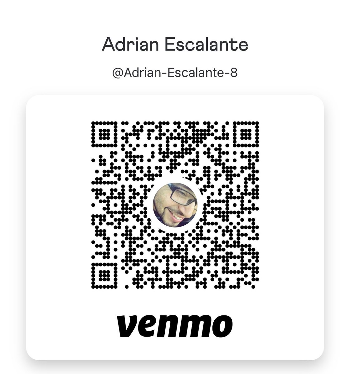 AdrianVlogs's tweet photo. @Venmo Crossing my fingers I hope I get picked https://t.co/Mfn2g29Uov