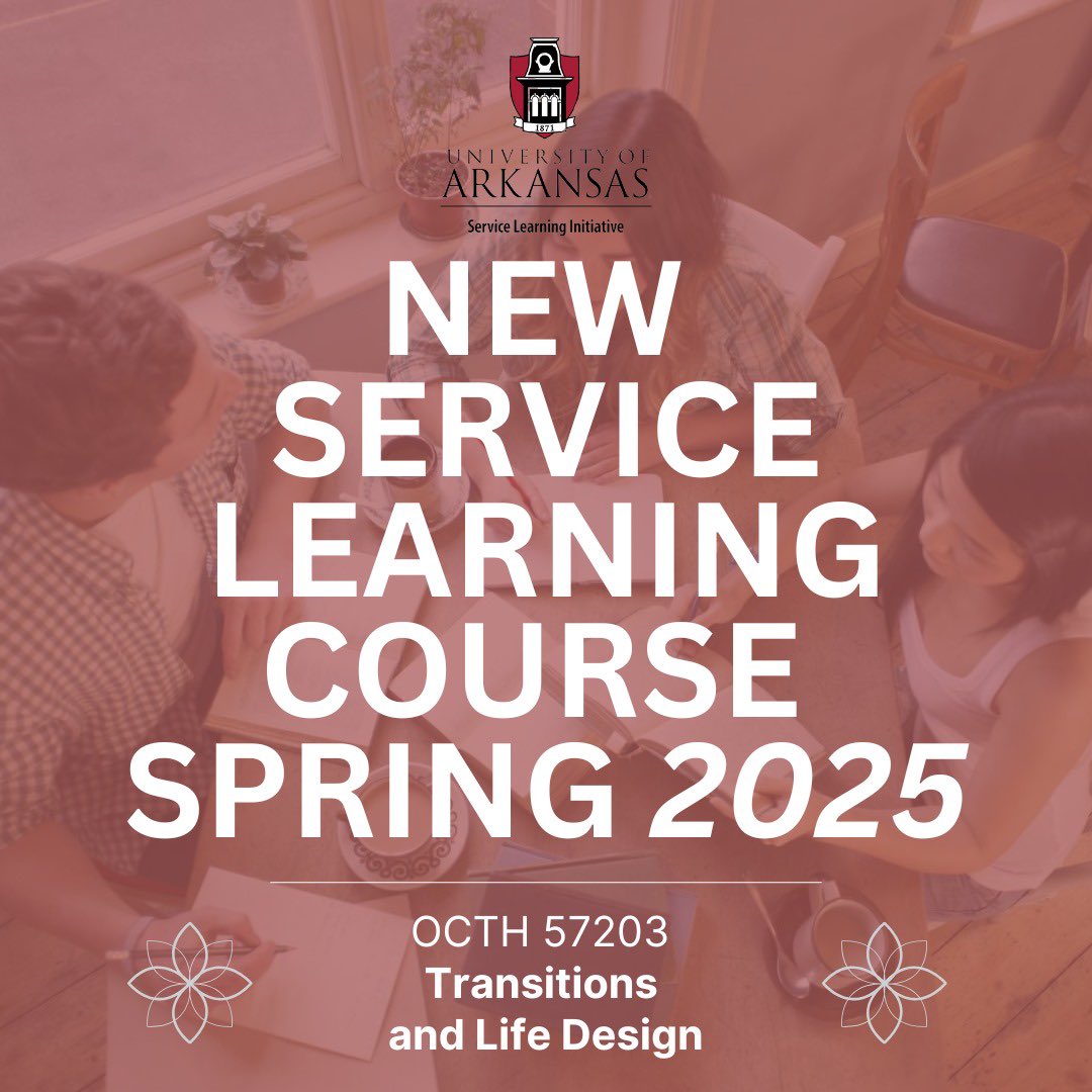 University of Arkansas Service Learning Initiative tweet media