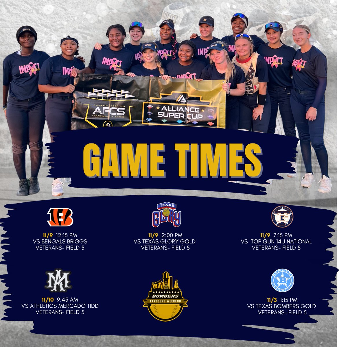 14ujazz's tweet photo. We are headed to College Station, TX for the Bombers Exposure!!! We are ready to compete!
.
.
.
See you there all games are Veterans Park! #igjazz14u #betheimpact #trusttheprocess https://t.co/PY3Rxq5sHC