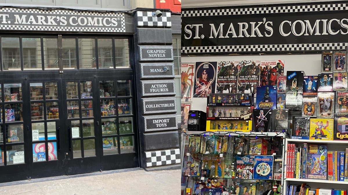 The old sign and the new sign…today marks 40 years of slinging the funnies!
Thanks to the ever-patient family and friends, talented and dedicated staff, and the customers who have made it possible!

#shopsmall #shoplocal #industrycity #brooklyn #comics #marvel #dc #anniversary