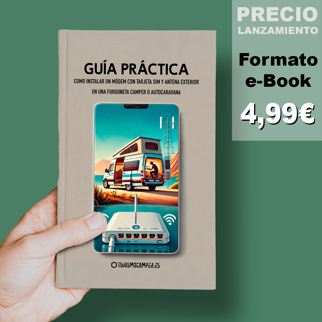 Hola amigos, estoy presentando la "Guía Práctica: CÓMO INSTALAR UN MÓDEM CON TARJETA SIM Y ANTENA EXTERIOR EN UNA FURGONETA CAMPER O AUTOCARAVANA". 
amzn.eu/d/3MfAZ56