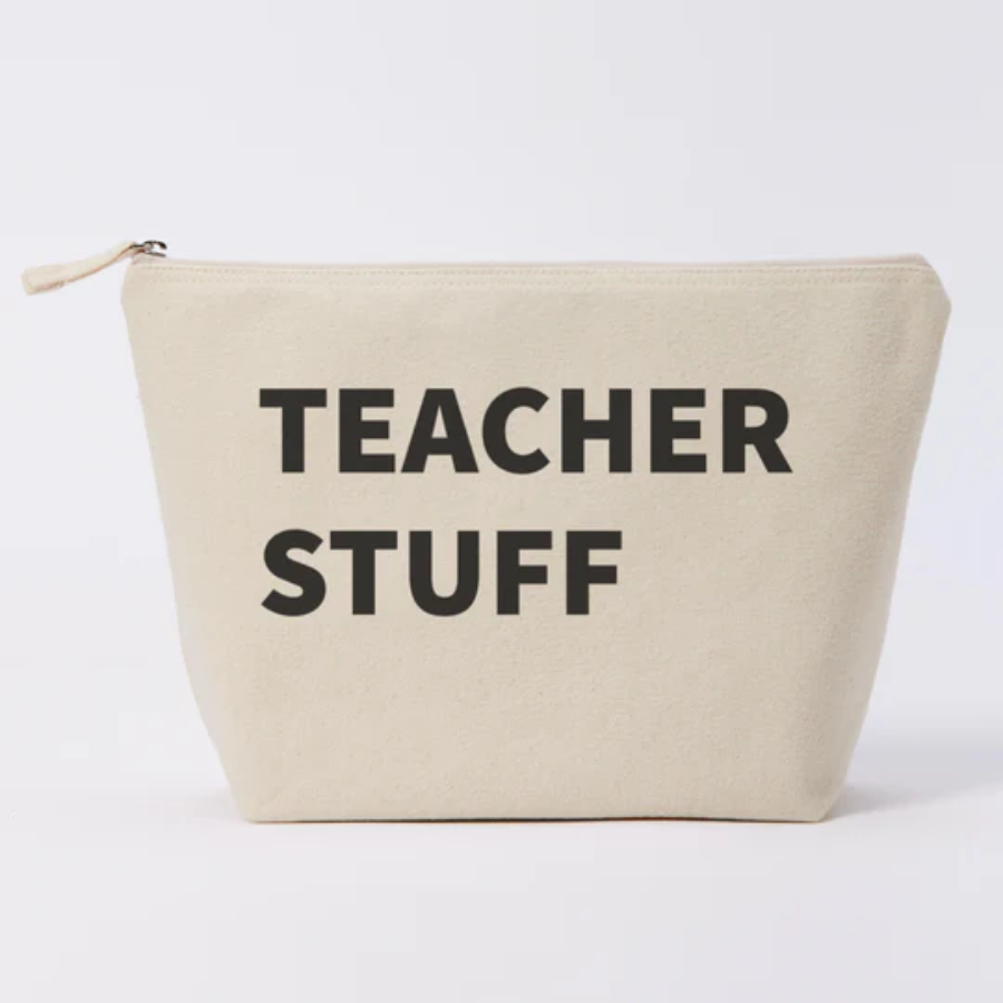 mybagsofstuff_'s tweet photo. Welcome to My Bags of Stuff! 🎒 Find the perfect gift for your child's teacher with our "TEACHER STUFF" pouch, made from 100% recycled cotton. 
Shop now: https://t.co/LR4GYQS5jW https://t.co/gyrGLHYCW2