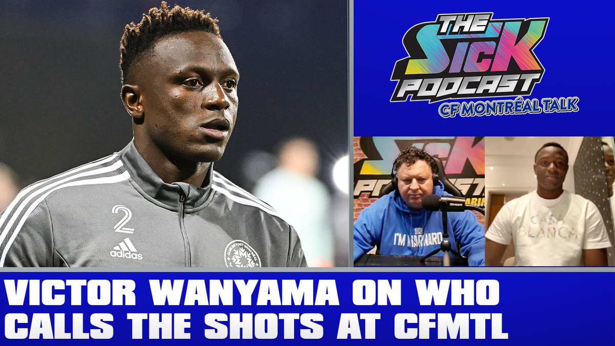 The Sick Podcast - CF Montréal Talk (@sickpodcfmtl) on Twitter photo 🚨New Episode🚨
<a href="/VictorWanyama/">Victor Wanyama</a> joins <a href="/TonyMarinaro/">Tony Marinaro</a> to discuss:
🔵Clashes within the organization
🔵Impacts of Renard’s departure
🔵The future
🔵& more!
Full pod👇
Watch: youtube.com/live/aAu_LEMPC…
Listen: traffic.megaphone.fm/SICMED22173910…
#CFMTL #thesickpodcast 🚨New Episode🚨
<a href="/VictorWanyama/">Victor Wanyama</a> joins <a href="/TonyMarinaro/">Tony Marinaro</a> to discuss:
🔵Clashes within the organization
🔵Impacts of Renard’s departure
🔵The future
🔵& more!
Full pod👇
Watch: youtube.com/live/aAu_LEMPC…
Listen: traffic.megaphone.fm/SICMED22173910…
#CFMTL #thesickpodcast