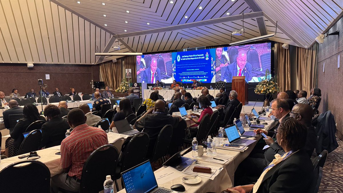 WHO African Region (@whoafro) on Twitter photo This week in Harare, <a href="/WHOAFRO/">WHO African Region</a> joins SADC Ministers of Health and Ministers responsible for HIV/AIDS at their joint meeting to advance efforts in strengthening regional health systems.
Together, we are advancing UHC and health security. #SADCHealth This week in Harare, <a href="/WHOAFRO/">WHO African Region</a> joins SADC Ministers of Health and Ministers responsible for HIV/AIDS at their joint meeting to advance efforts in strengthening regional health systems.
Together, we are advancing UHC and health security. #SADCHealth