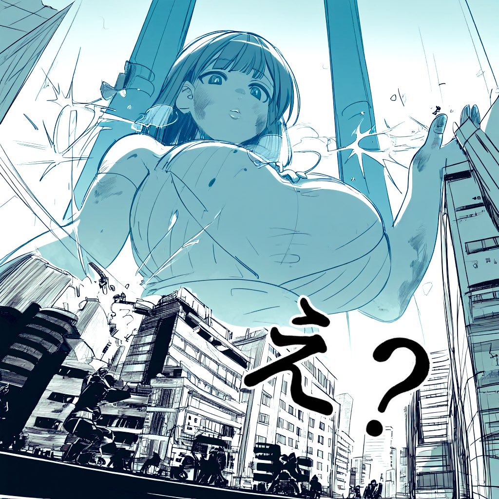 giantessvideo's tweet photo. #giantess

“Oh my… am I really this big?” she murmurs to herself, almost as if she’s surprised by her own scale. Her words, though soft, ripple through the streets like a rolling thunder. “It’s like the whole city shrank just for me.”

She leans forward, resting her massive hands on the edges of two high-rise buildings, her fingers pressing down with an effortless might that causes glass to crack and steel to groan. Her eyes scan the minuscule people below, scattering like ants. She giggles softly, a sound that sends vibrations through the ground, and with a playful tone, she whispers, “Where do you think you’re going? You’re all so tiny… so fragile.”