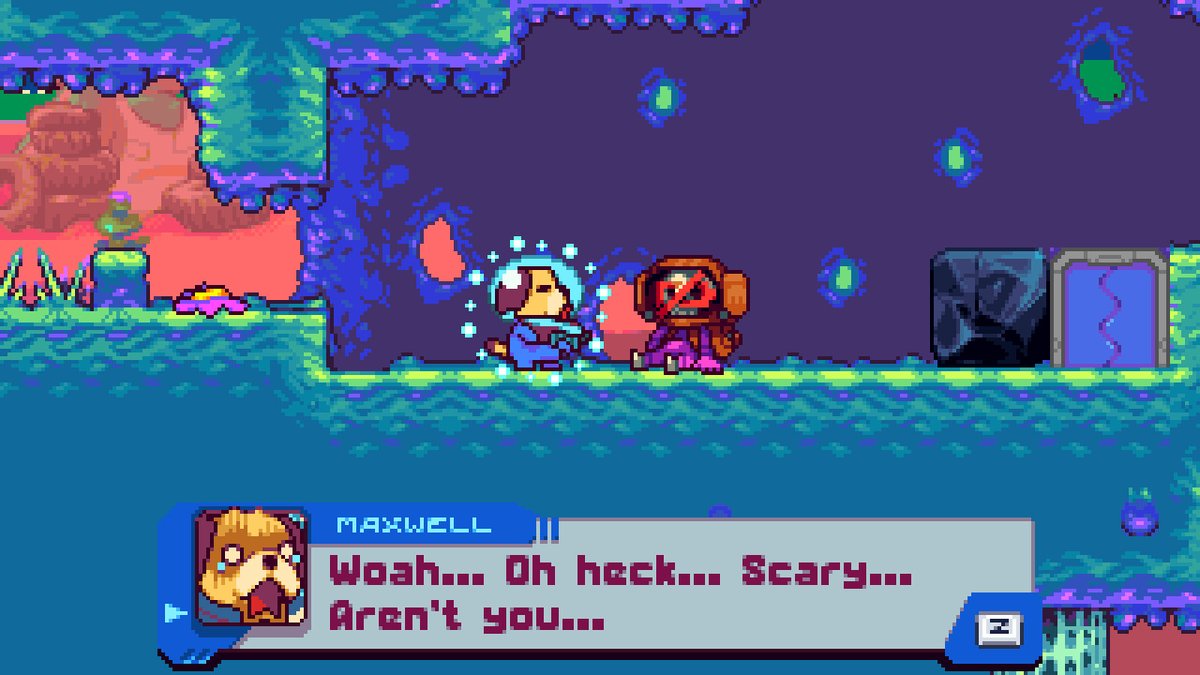 Goodboy Galaxy (<a href="/goodboygalaxy/">Goodboy Galaxy (out NOW on Steam!)</a>) by <a href="/hot_pengu/">Rik - Goodboy Galaxy OUT NOW on Steam!</a> and <a href="/exelotl/">gecko</a>, a sci-fi platformer [PC]

Maxwell's adventure to find a new home is stymied when he ends up stranded in a hostile system. He's going to need a lot of weapons and a lot of friends. It's hard to be an underdog.

#indiegame