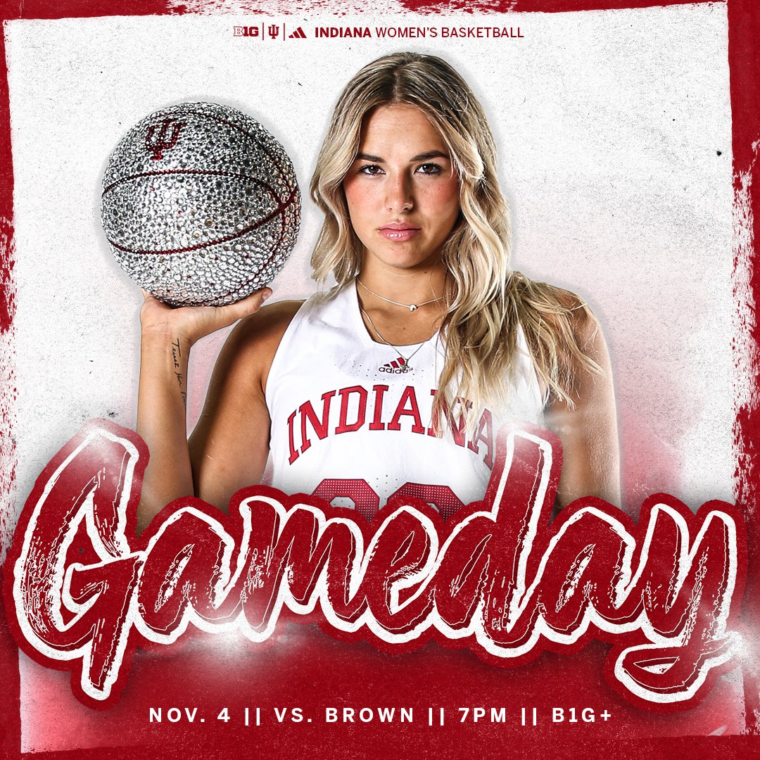 Indiana Women’s Basketball (@indianawbb) on Twitter photo The 2024-25 season begins.
🆚 Brown
💻 bit.ly/3NSVFx6
📻 <a href="/BloomingtonB97/">Bloomington B97</a>
📺 bit.ly/3Ar7W8K The 2024-25 season begins.
🆚 Brown
💻 bit.ly/3NSVFx6
📻 <a href="/BloomingtonB97/">Bloomington B97</a>
📺 bit.ly/3Ar7W8K