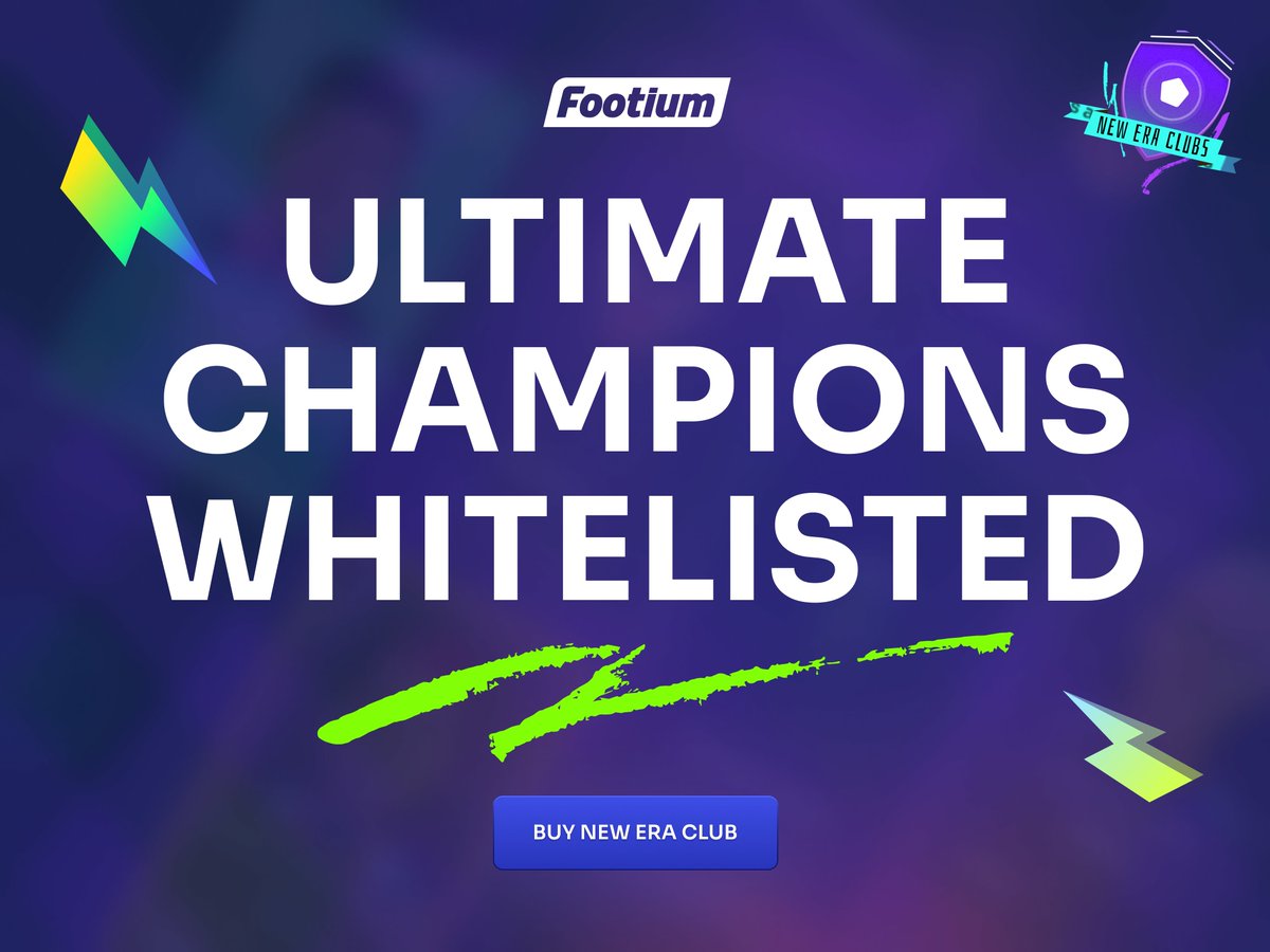 Played #UltiChamps? Interested in an MMO football manager with real money prizes? 💵

We've whitelisted the UltiChamps Discord for <a href="/Footium/">Footium</a>'s Club Sale: 8th of November at 13:00PM UTC. ⏰

Just sign up to <a href="/GLHFers/">GLHFers</a> Adjutant Bot in Discord for access: discord.gg/footium ⏪