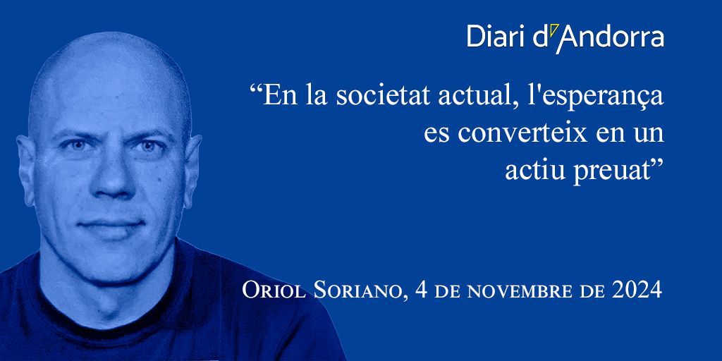 diariandorra's tweet photo. Sempre ens quedarà l’esperança  | L'article d'avui d'Oriol Soriano a #LaTribuna  @ssoriol https://t.co/mvhYDSx91J https://t.co/9YXjXTKgP3