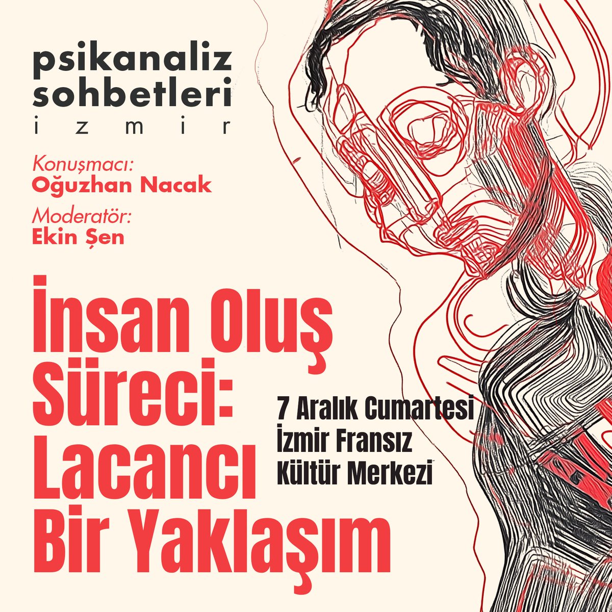 İzmir’de Lacancı psikanaliz konuşacağımız seminer 7 Aralık Cumartesi günü, Fransız Kültür Merkezi’nde. 

İzmir’de yapmayı planladığımız bir dizi etkinliğin ilk oturumu olacak olan bu seminere ilgili olan kişileri bekleriz.
