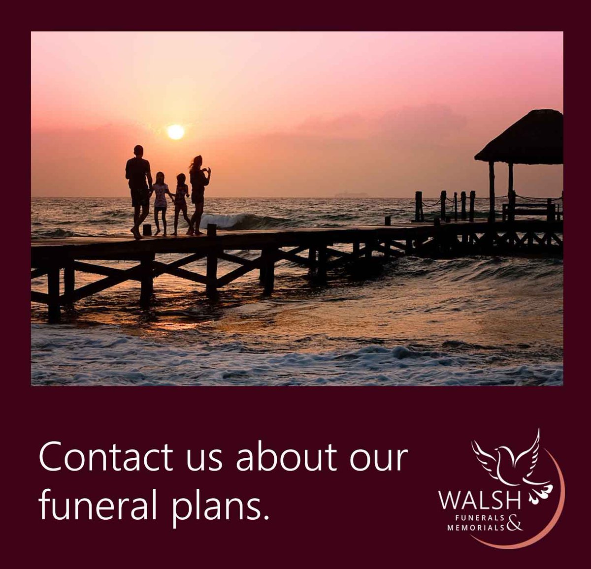 We understand that having to think about your own funeral arrangements can be an uncomfortable thing to do, but thoughtful pre-planning can secure not only your own piece of mind, but also the comfort &amp; reassurance that your family will be spared the extra burden at such a time.