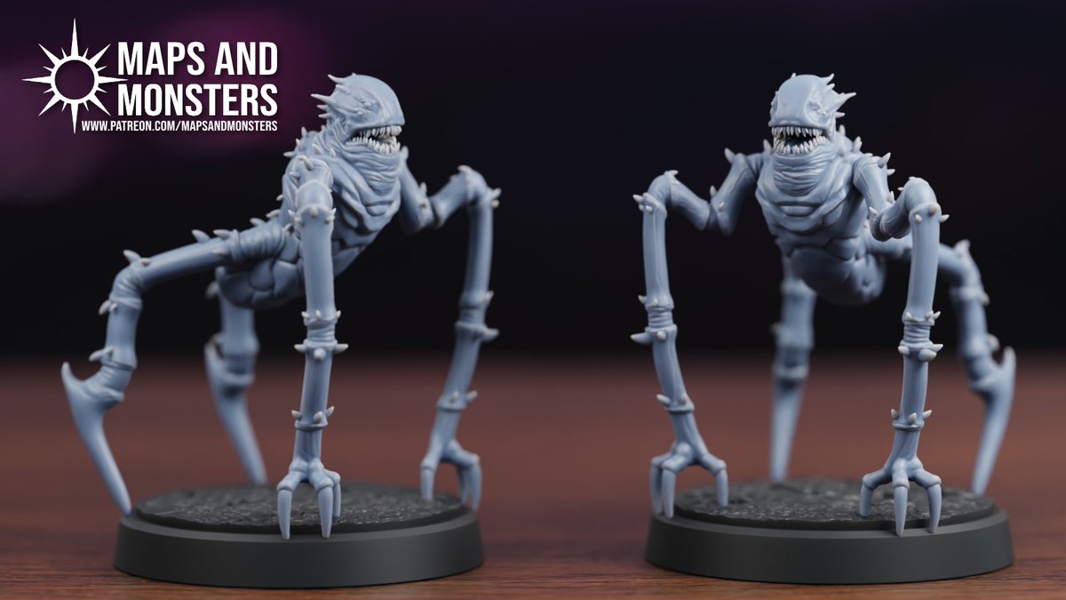 Free 3D printable miniatures for pathfinder 2e, this is a quintessivore. Get it at patreon.com/mapsandmonsters