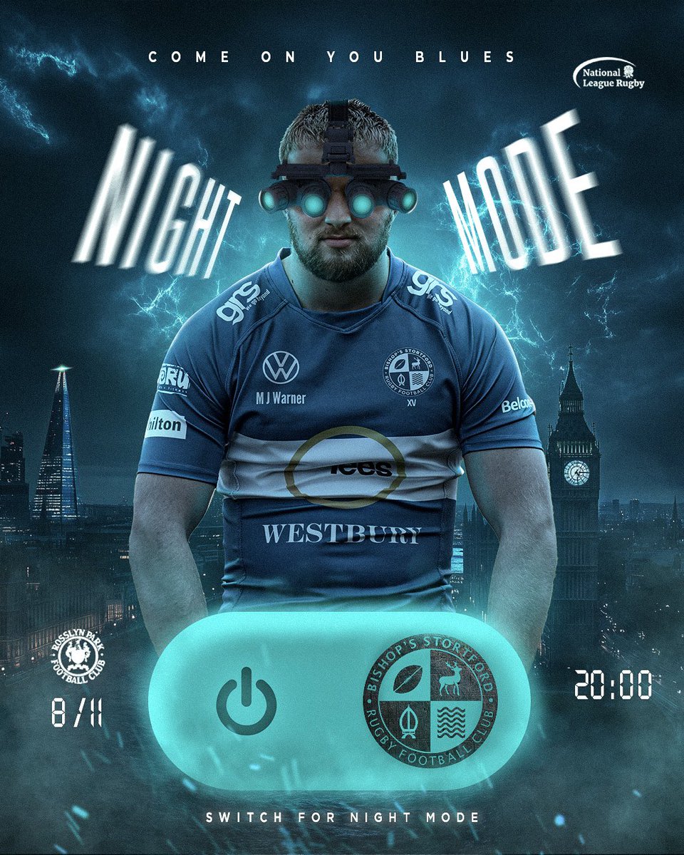 🚨 NEXT UP 🚨 

Boys go Night Mode as they head to London to play Rosslyn Park this Friday night under the lights!🥷

KICK OFF
1XV - 20:00 @ Away V Rosslyn Park <a href="/rosslynpark/">Rosslyn Park</a> 

💙🤍
#COYB