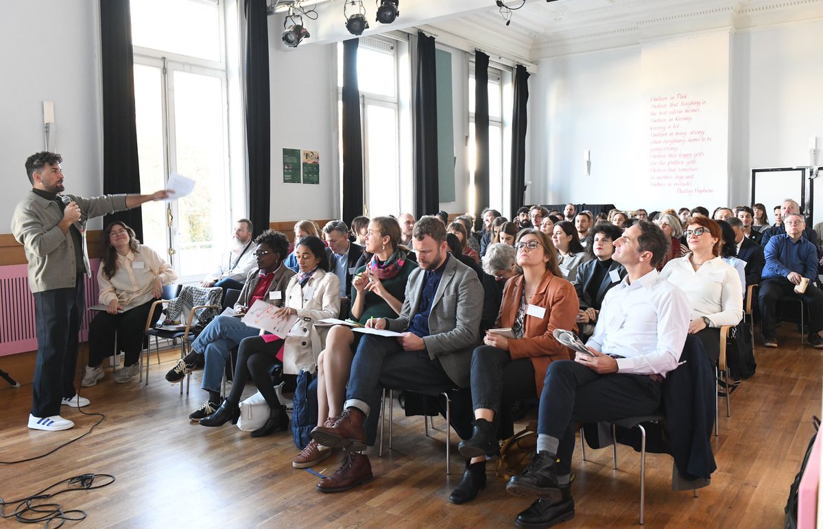 Solidar_EU's tweet photo. We kicked off the 9th &amp; last edition of the CSOs Forum of the #RealDeal Project 🌿✊

With a packed room of CSOs participants, we addressed one of the key issues of the past and upcoming EU mandate; the future of the European Green Deal. 

Follow the thread 🧵 https://t.co/inW9KISEuE
