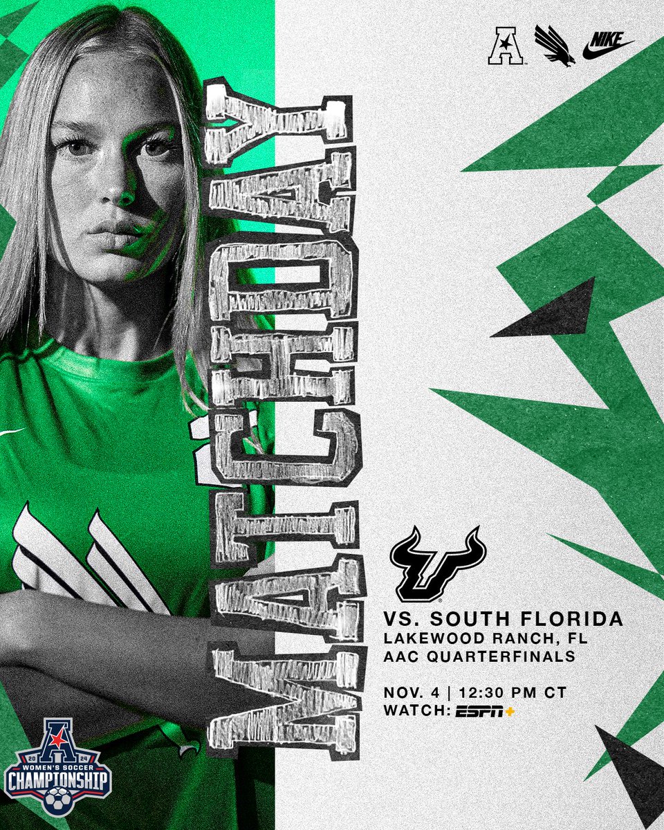 Tournament Time!

🏆 AAC Quarterfinals
🆚 South Florida
📍 Lakwood Ranch, FL
⏰ 12:30 PM CT
📺 espn.com/watch

#GMG