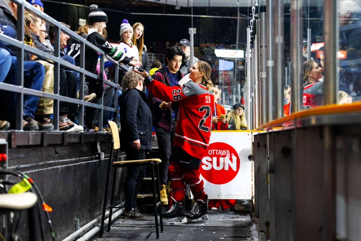2⃣6⃣ Days Away From PWHL Puck Drop.

Such an awesome photo! 
Shot by Richard A. Whittaker.

<a href="/emclark13/">Emily Clark</a> <a href="/PWHL_Ottawa/">Ottawa Charge</a> <a href="/thepwhlofficial/">PWHL</a> #PWHL